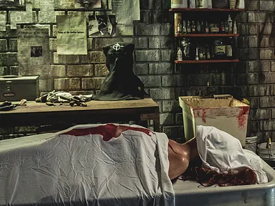 RED NAB Booth 2015 - "Zodiac" concept art design event horror set trade show zodiac