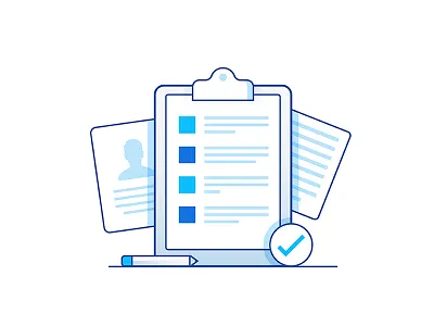 Forms & Docs document forms icon iconography illustration medical minimal patient product design visual design website