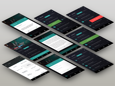 An Android App Career Goal UI Flow android app screens career goal clean guitarist flow latest neat new shikha ui ux