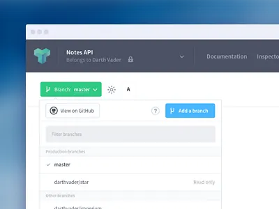 Editor header api branches editor github header ui ux web