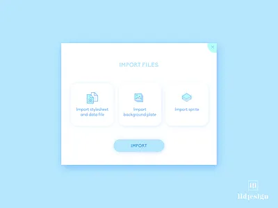 Modal Ui Design daily ui ildiesign ildiko ignacz import import file modal modal window ui ui practice ux