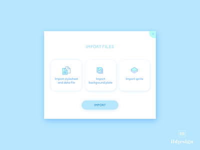Modal Ui Design daily ui ildiesign ildiko ignacz import import file modal modal window ui ui practice ux