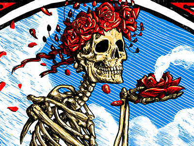 Dead & Company - Gigposter america dead gigposter grateful silkscreen station terrapin turtle