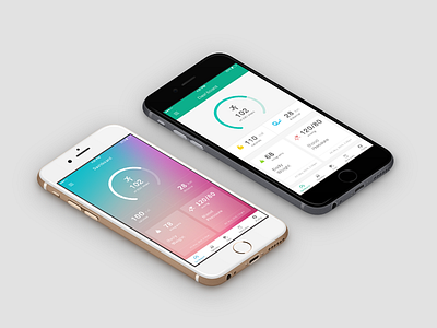 Dashboard Sample UI - Fitness App clean dashboard fitness app latest neat new shikha ui ux