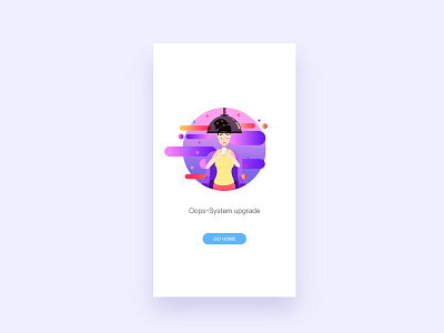 System prompt 404 clean flat ui