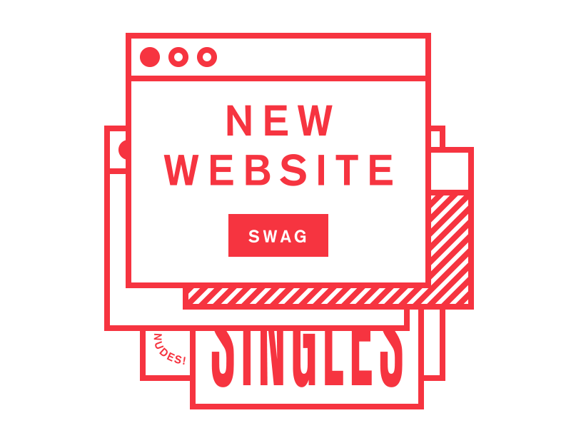 Stack Web animation design gif graphic illustration pop ups stack windows