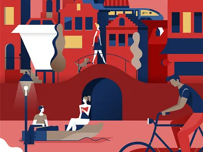 Eurostar x Amsterdam amsterdam bike boat canals city eurostar train