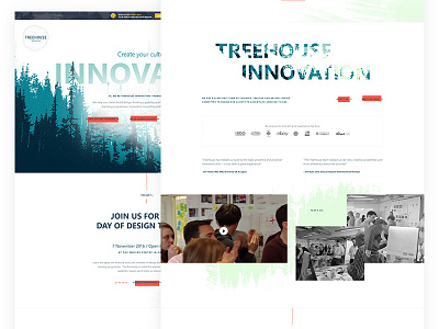 Exploring different design directions clean exploded grid header homepage organic website