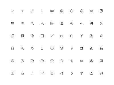 Eventbrite Icon Suite icon iconography icons outline set suite ui