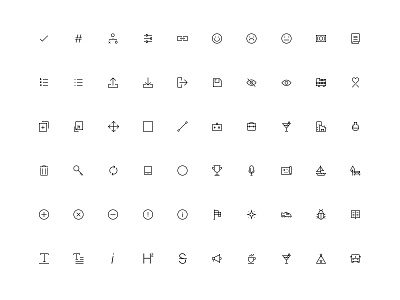 Eventbrite Icon Suite icon iconography icons outline set suite ui