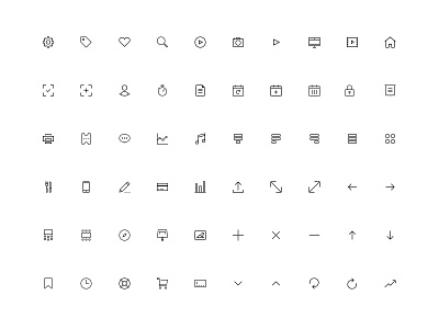 Eventbrite Icon Suite icon iconography icons outline set suite ui