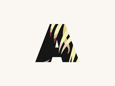 The letter 'A' hawaiian pattern ohana