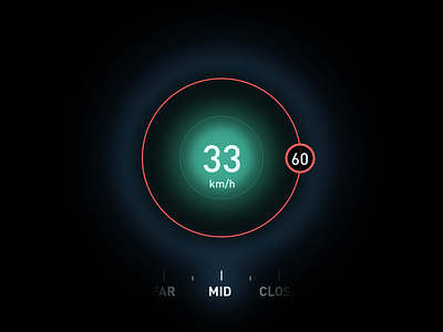 Interactive speedometer UI automotive cars centre display cluster dashboard freebie sketch speed speedometer touch ui ui ux