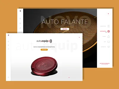 Speaker 2 autoequip gênia sound speaker