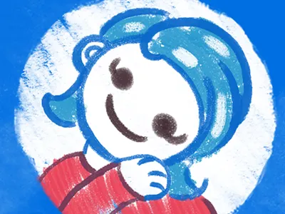 Chloe and World Social Media blue caricature chalk flag france french illustration pendleton ward love red social media texture white