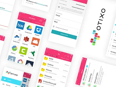 Otixo Ionic App android app clouds ionic ios iphone otixo