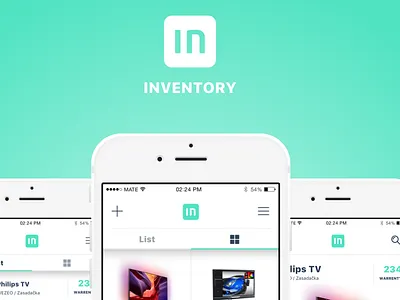 INVENTORY - mobile app apple apps b2b inventory ios mobile partner shop simple storage ui ux