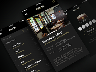 Pubs search beer find gui guinness location map mile near pub redeem restaraunt search