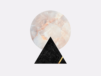 Collage 001 abstract decor design gold home interior marble poster