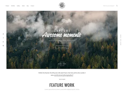VSCO Photography Homepage branding clearn creative homepage logo photography portfolio retro theme ui vsco web