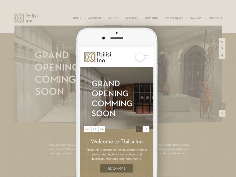 Prototype with Adobe Xd adobe xd animations hotel prototype spa tbilisi