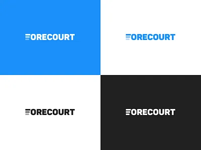 Forecourt branding car concept forecourt logo process
