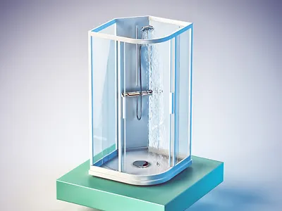 OHM Shower icon illustration shower simplified stylized