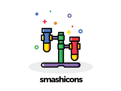 Science Icons (Cartoony Style) │ cartoon cartoony icons iconset science testube