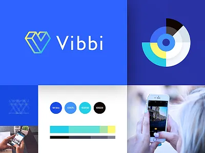Vibbi - Identity brand branding color guide logo logotype scheme web