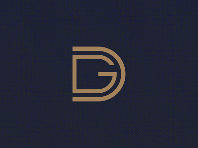 DG Monogram ali brand identity branding dg effendy initials luxury monogram outline symbol trademark typography