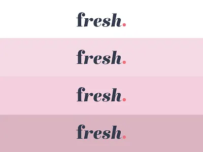 type + color exploration 2 branding colors design fresh lettering logo pink type typography