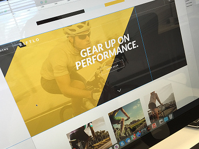 Riftlo Theme bike cycling dirt mountain road shop theme ui ux web website weebly