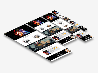 Responsive PSD Mockup atomic desktop freebie lego mobile mockup one pager responsive star wars tablet