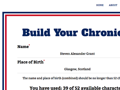 Build Your Chronicle