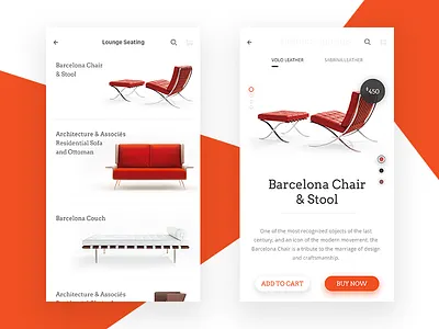 Browse app clean ios lifestyle minimal mobile ui ui kit ux