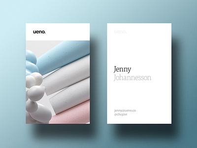Ueno Rebrand : Business cards #5 art bizness branding business card business cards card ueno