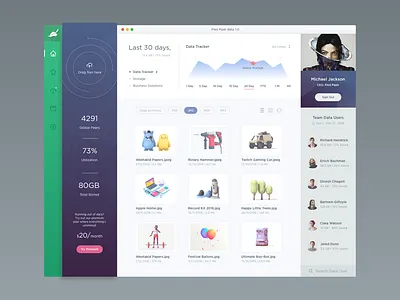 Pied Piper Beta 1.0 apple cloud data dashboard data facebook google hbo hooli pied piper silicon valley tv serial twitter