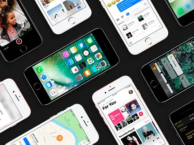 iOS 10 GUI 2.0 Big Update free freebie gui ios ios 10 iphone photoshop sketch ui kit