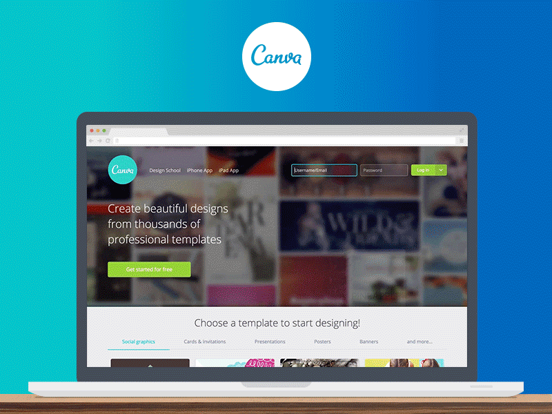 New Homepage canva