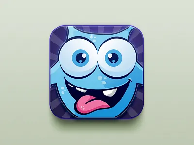 Happy Dobbo iOS Loader Icon app character design game illustration interface mobile mobile app puzzle ui user interface ux vector
