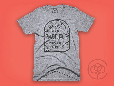 RIP WIP dead design fashion rip t shirt cotton bureau tombstone wip