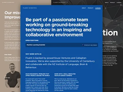 A serious but colourful business colour scheme corporate science