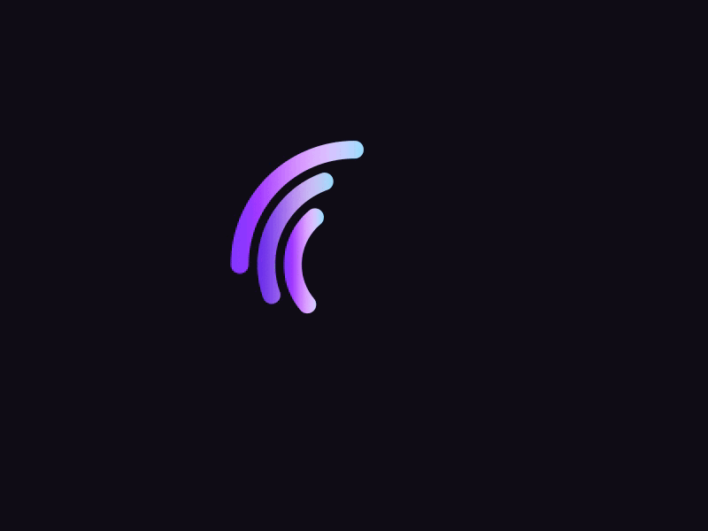 Creativity loader animation creative creativity cyclic design flat gif gradient infinite loader loading purple loader