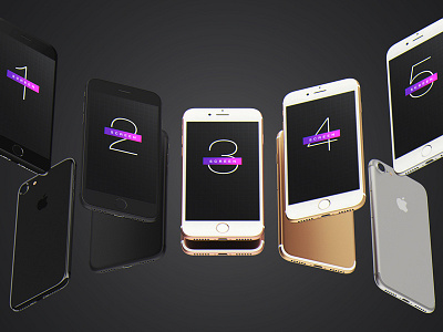 Free iPhone 7 UI Mockup PSD apple free freebie freebies freepsd iphone iphone7 mockup mockups ui