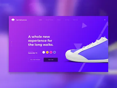 Terranuova (Landing Page #5) design ecommerce landing page pack product design template ui web