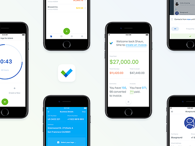 InvoiceReady iOS app clean invoice ios money ui ux