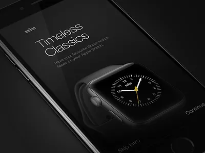 Braun Timeless Classics braun dark watch watch face