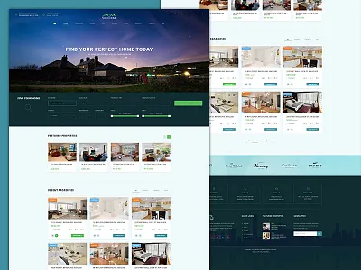 Space Home - Creative Version advanced search agent business clean corporate flat homes listing modern real estate realtor realty