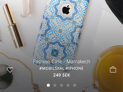 Product list view - mobile ecommerce mobile product webshop