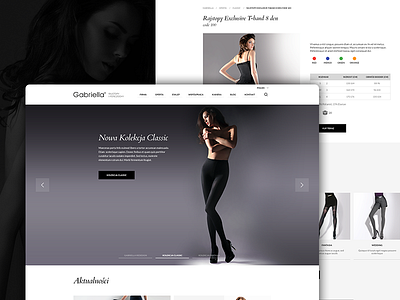 Gabriella Website gabriella landing legs page tights website woman